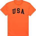 Rapiddominance America Basic Tees (Orange, L)