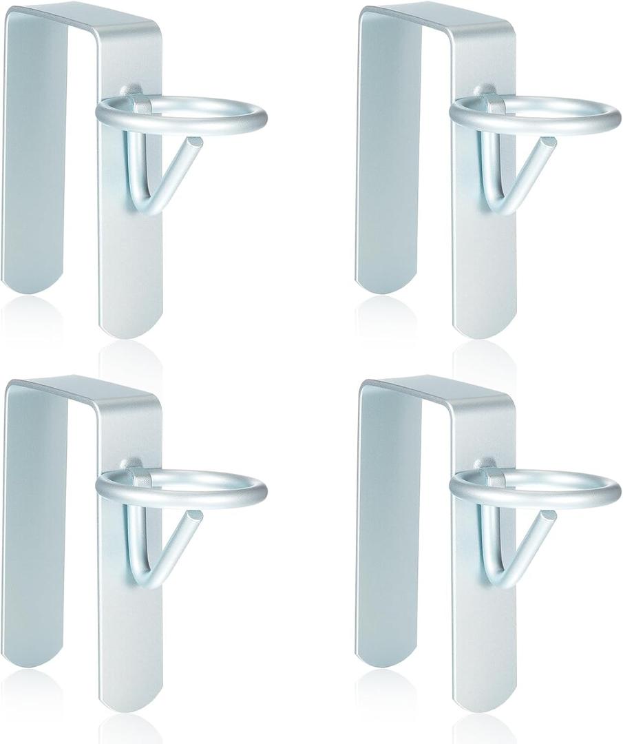 4 Pcs Horse Water Bucket Hook Portable Horse Bucket Hangers Removable Equestrian Stall Accessories Feeding Supplies Hang on Stall Walls or Doors