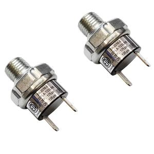 Pair of Air Pressure Switch 135-175 PSI Tank Mount Type Thread 1/4" NPT 12V 24V DC Air Compressor Pressure Switch for Air Train Horn 135-175 1/4 inch
