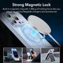 ESR for iPhone 14 Pro Case, Compatible with MagSafe, Military-Grade Protection, Resists Yellowing and Scratches, Magnetic Phone Case for iPhone 14 Pro, Zero Series, Frosted Blue