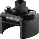 WORKPRO Universal Oil Filter Wrench (60-80mm) Adjustable with Auto-Clamp Spring, Oil Filter Removal Tool, Oil Filter Change Set, Ideal for Engine Filters, Conduit, & Fittings