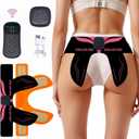 Smart Hip Glute Trainer for Butt, Glute Toning Device, EMS Wireless ABS Muscle Stimulator, Buttock Growth Massager Workout Machine for Women