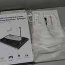 Cooling Station for PS5 with Dual Controller Charging Station, Stand for PS5 Slim Console, Headset Holder, 4 USB Hub & USB-C Port - All-in-One Accessories Organizer, White