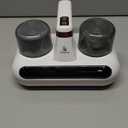 Mattress Vacuum Cleaner - 5-in-1 Cordless Bed Vacuum Cleaner, Powered by UV-C Light & Ultrasonic Technology, 16Kpa Strong Suction, Low Noise, Suitable for Dust, Pet Hair, Etc. (White)