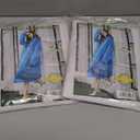 Cosowe Rain Ponchos for Adults Reusable, 2 Pcs Raincoats Emergency for Women Men with Hood and Drawstring (One Size)