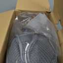 Bathland Bath Pillows for Tub  Luxury Bathtub Pillow Neck, Head, Back Support, Soft 4D Mesh Fabric and NonSlip Suction Cups & Quick Dry, Comfort Fits All Tubs, Relaxation Spa Gift, Grey