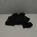 Gildan Men's Active Cotton Ankle Socks, 10-Pairs (Black) Sizes 6-10