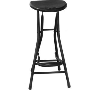 28 Inch Folding Bar Stool with Backrest, Counter Height Foldable Stool, Portable Folding Stool Tall Bar Stools for Outdoor Camping Kitchen Shop Cafe, (1 Pcs,), 28 inches x 12.5 inches x 12.5 inches