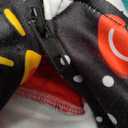 ANGELGGH Family Matching Christmas Onesie Pajamas, Vacation Cute Printed One Piece Pajamas, Xmas Hooded Holiday Sleepwear (6-8 Years, Joy Santa)