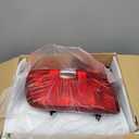 OKLPF Rear Brake Tail Lights Compatible With 2007-2014 Chevy Silverado 1500 2500HD 3500HD,Replacement Red Taillights Assembly,Included Bulbs and Harness,Driver and Passenger Side