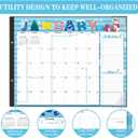 Lateefah Desk Calendar 2025, Large 22'' x 17'' Desk Calendar 2025-2026, 18 Month Desktop Calendars for Home & Office, Use July 2025 to December 2026