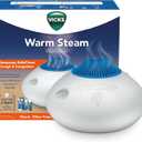 Vicks Warm Steam Vaporizer & Humidifier 1.5 Gallon Tank for Small and Medium Rooms, Night Light, Works with VapoPads and VapoSteam
