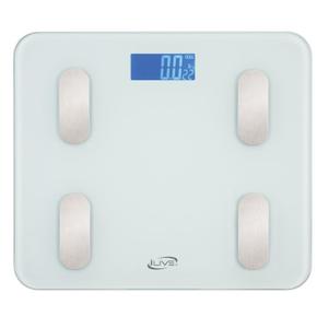 Smart Bathroom Scale by iLive Tempered Glass Construction Easy to read display Measure and track progress
