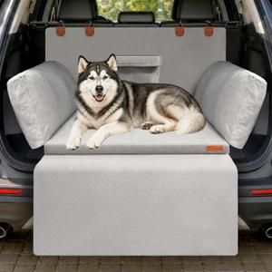 SUV Cargo Liner for Dog, Orthopedic SUV Dog Bed for Truck, Medium
