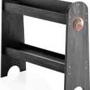 Pine Wood Saddle Rack  Ideal Saddle Stand for Western Horse Gear and Horse Tack Organizers, Suitable for Displaying Trophy Tack at Home (Black)
