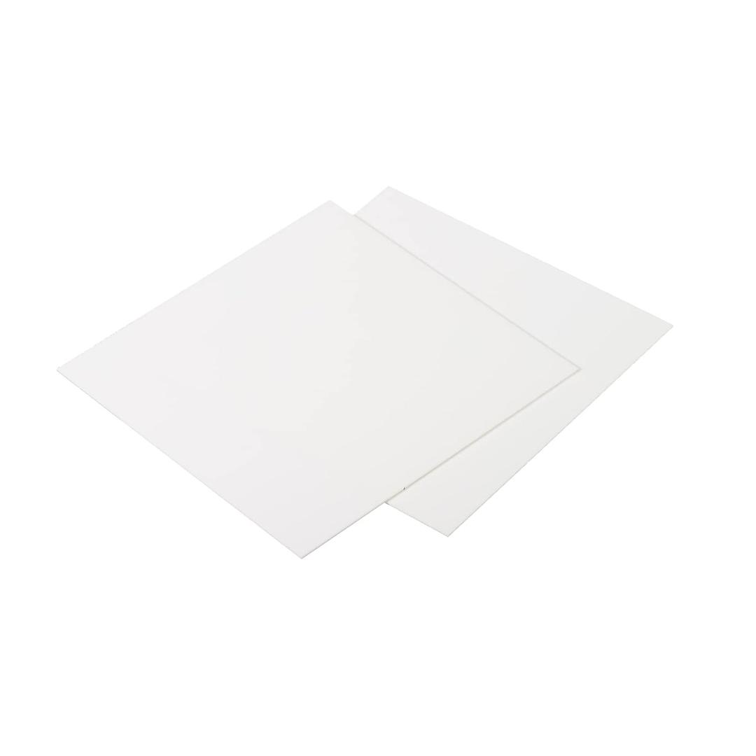 PATIKIL Alumina Ceramic Sheet Square Cooling Pad Insulating Sheet 8pcs High Hardness for MOS Transistor 100x100x1mm(4x4x0.04")