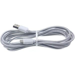 10ft Long USB Cable MicroUSB Charger Cord Power Wire Compatible with LG Access LTE - Aristo - Aristo 2 Plus - Aristo 4 Plus - Destiny - Escape 2 - Escape 3 (K373) - Escape Plus - Exalt LTE