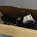 4.9 FT Christmas Outdoor Artificial Tree with Lights - 216 LED Pre Lit Christmas Decoration Tree Lights with Timer,Includes 27 LED Flashing Bulb,for Holiday Displays (Warm White)