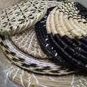 Glenmal 13 Pcs Boho Wall Basket Decor Set Woven Rattan Seagrass,Retro
Handmade Flat Baskets for Bedroom Living Room Office, Wicker Bamboo Seagrass Hanging Art, Farmhouse Gallery Ready to Hang