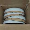 Famiware Milkyway 33 oz Bowl Set, Pasta Bowls Set of 4, Salad Bowls, Double Reactive Glaze, Sturdy & Stackable, Ideal for Housewarming, Festivals, Matcha Green with Speckles