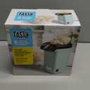 Tasty Hot Air Popcorn Popper, Healthy and Delicious Popcorn in Minutes, Fast and Easy-to-Use, Built-In Measuring Cup and Butter Warmer, 8 Cups, Aqua