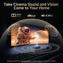 4K Projector with Built-in Apps, 1500ANSI Auto Focus&6D Keystone Dolby Audio Kogata Smart Projector with WiFi 6 Bluetooth Outdoor Movie Proyector for Home Theater HDR10+ UPGRADE