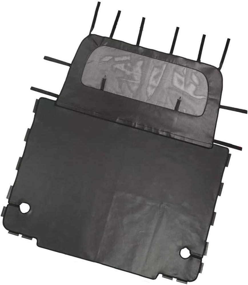 Black Outdoor Rear Trunk Soft Top Bikini Isolation Cover Compatible for Jeep Wrangler TJ 1997-2006