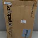 VIVOSUN Collapsible Folding Wagon, Outdoor Utility with Silent All-Terrain Beach Wheels, Adjustable Handle, Cup Holders & Side Pockets, for Camping, Beach, Shopping, Garden, Sports, Picnic, Blue