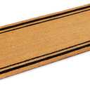 Kempf Double Border XLarge Coco Coir Mat, Rubber Vinyl Backing, Great for Double Doors, Indoor Outdoor Entrance Rug, 24 x 60-Inch, Black