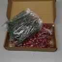 Geosar 24 Pieces Blue Christmas Artificial Greenery Pine Branches Small Holly Artificial Berries Picks Bulk for Crafts Wreath Decoration Xmas Tree Party Gift for Christmas Holiday Decor