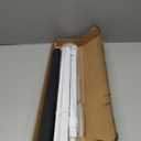 LazBlinds No Tools No Drill Cordless 1" Vinyl Mini Blinds, 100% Blackout Blinds for Indoor Windows, Room Darkening Privacy Window Blinds and Shades for Interior, 22" W x 48" H, White