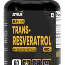 Trans Resveratrol 250MG Capsules - 99.5% Pure Micronized and Highly Bioavailable Supplement | Slow Down Aging, Proven Powerful Anti-Oxidant | Improves Metabolism & Heart Health (120 Capsules)