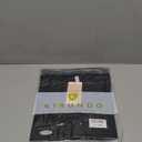 KIRUNDO Womens Blouses Dressy Causal V Neck Pintuck Short Petal Sleeve Business Tops 2025 Ladies Summer Trendy Shirt (Large, Black)