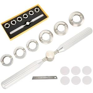 Watch Repair Tool,5537 Watch Case Opener,Watch Back Remover Tool for Rolex & Tudor Watch Repair Tool Kit with 4 Dies （18.5-29.5mm）