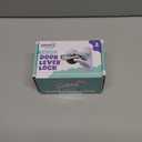 Door Lever Lock (2 Pack) – Prevents Toddlers from Opening Doors – Easy OneHand Operation for Adults – Durable ABS with 3M Adhesive Backing – No Tools Needed for Install