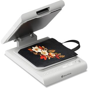 SCULPFUN H1 Upward Pressure Auto Heat Press Machine,3 Levels Adjustable Pressure Up to 176lb,Fast and Even Heating with Smart Control for DTF,T-Shirts,Sublimation,Vinyl,Heat Transfer Projects,15"x15"