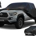 Kayme 7 Layers Truck Cover Fit Toyota Tacoma (2016-2025) Access Cab/Double Cab, Waterproof All Weather, Heavy Duty Outdoor Pickup Truck Cover Sun UV Rain Protection.