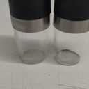 CIRCLE JOY Gravity Electric Salt and Pepper Grinder Set Automatic Salt and Pepper Grinder Set with LED Light, Battery Operated, Adjustable Coarseness, Large Capacity, for Home Kitchen BBQ