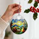 Christmas Ornament, Christmas Tree Decor, Christian Ornament, Nativity Scene, Religious Home Decor, Christian Gifts, Religious Gifts, Gift Exchange, Gift Idea - Pattern D