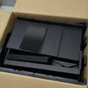 Suli Exact Large Coffee Station Organizer,Wooden Countertop Pods Holder with Drawer,Storage for Condiment Syrup Tea Cups,Rustic Bar Decor for Accessories Organizer (3 Tiers 18 Compartments)-Black