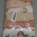 GLLQUEN BABY Receiving Blanket Boy Cotton Muslin Swaddle Blankets Girl Newborn Squares Breathable & Soft Thin Baby Blankets Cloths Double Absorbent Infant Swaddling Wrap - 6 Pack (Sun)