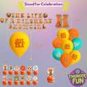 The Life of A Birthday Showgirl Party Decorations - Upgraded Decor Happy Birthday Supplies Hanging Swirls Banner Cake Topper Cupcake Toppers Balloons Merch Stuff