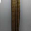 LazBlinds No Drill Cordless Bamboo Roman Shades, 36" W × 64" H, Driftwood