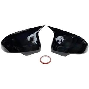 Door Mirror Cover Caps Rearview Side Mirror Cover Wing Cap Exterior Door Rear View Case Trim Rear View Side Car Mirror Caps(Black OneColor)