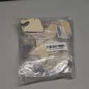 Pseutio 50 PCS Unfinished Wooden Christmas Ornaments DIY Christmas Wooden Slices with 50 Jingle Bells for Crafts Christmas Hanging Decorations (10 Shapes)