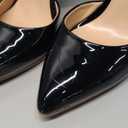 Gold High Heels Butterfly Back Sexy Stiletto Pumps Closed Toe Sparkly Ankle Strap Heels Sandals Dress Shoes for Women (8, Black)