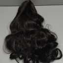 Swiking Long Black Curly Wavy Wig for Women Long Finger Wave Heat Resistant Fiber Synthetic Hair Wigs for Cosplay Halloween Party Use