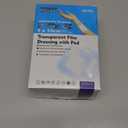 Waterproof Transparent Film Dressing with Absorbent Pad 50-Pack Sterile Adhesive Bandages Post-Surgical Wound Cover, Protective Barrier for Sensitive Skin (2.7x4)