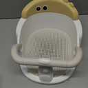 Baby Bath Seat for Babies 6 Months & Up Sitting Up, Non-Slip Baby Bath Chair with Suction Cup, Safe and Comfortable Portable Infant Bath Seat for Bathroom, Bathtub Tub, Easy to Clean (Yellow)