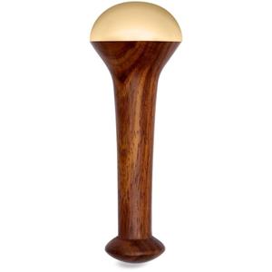 HealthAndYoga BronzLift Kansa Face Massager - Kansa Wand Ayurveda Benefits of Bronze - Skin Lustre (Single Dome)